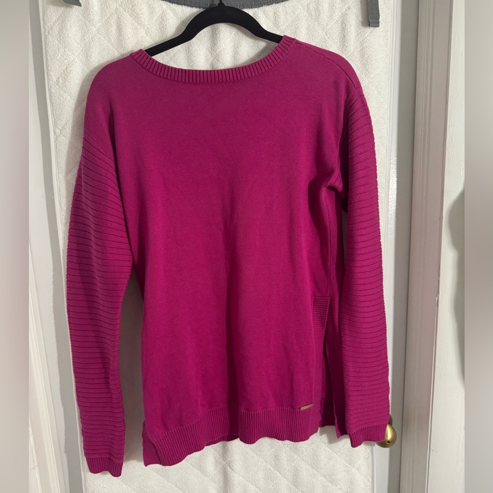 Michael Kors Pink Sweater with Gold Logo
